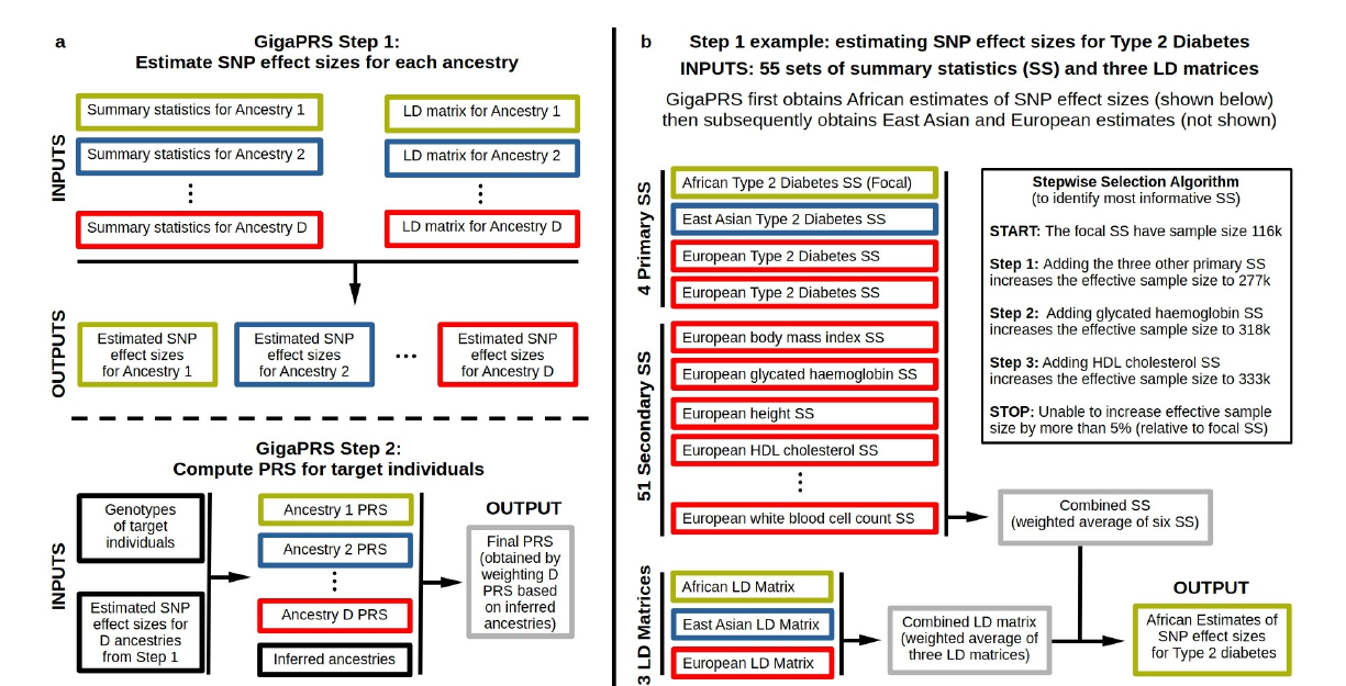 Overview of the two GigaPRS steps